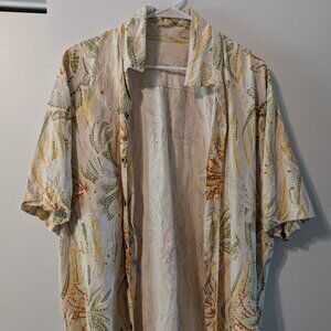 Tommy Bahama XL Floral Linen Shirt